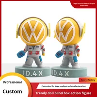 Benutzer definierte PVC Vinyl Spritzguss Blind Box Cartoon Spielzeug Schlüssel bund Anhänger Ornament Weich gummi Harz Puppe Neue Anpassung