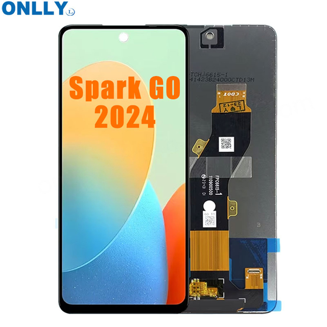 Mobile Phone Lcds for Tecno Spark 20 20C Go 2024 Lcd Display for Infinix X6525 Smart 8 HD POP 8 HOT 40i Phone Screens