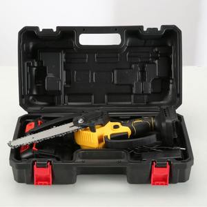 Scie à chaîne portative à batterie lithium pour la coupe du bois, mini scie portative pour la maison, scie à élaguer de jardin haute puissance, scie à chaîne rechargeable - Product Image 4