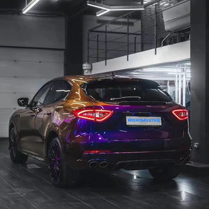 WRAPMASTER 1.52*18 Metros Vinilo para Coche Súper Brillante Camaleón PET en 5 Colores: Púrpura Dorado, Dorado Rojo Naranja, para Pintura Automotriz - Product Image 4