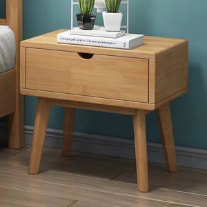 Mesita de Noche Moderna Europea de Madera de Alta Calidad con Cajones, Mesitas de Noche Naturales de Buena Calidad - Product Image 4