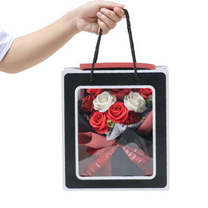 Venta al por mayor pequeño jabón artificial ramo de rosas para fiesta en casa boda-Día de San Valentín flor decorativa para Navidad Pascua - Product Image 5