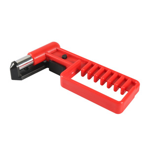 Martillo de Emergencia de 180 mm x 98 mm x 58 mm, Rojo, de Plástico, Herramienta de Seguridad para Automóviles, Autobuses y Trenes, Dispositivo para Romper Vidrios y Escapar - Product Image 3