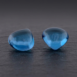 Topacio Azul Suizo Natural de 14 mm, Corte Corazón, Piedras Preciosas Sueltas, Certificado Gopika, Precio al por Mayor, Lote de Gemas de Topacio Azul Corazón de 14 mm - Product Image 3
