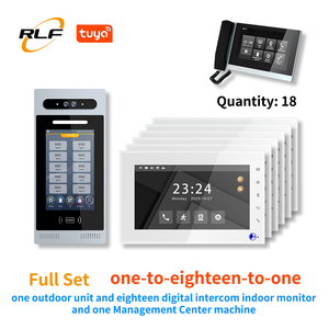 Système d'<span class=keywords><strong>interphone</strong></span> vidéo 1V18 POE TCP/IP filaire avec Tuya <span class=keywords><strong>pour</strong></span> immeubles multi-appartements - Product Image 1