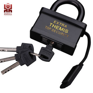 शेयर सस्ते उच्च सुरक्षा 40mm पीवीसी आवास निविड़ अंधकार ताला वर्ग लोहा ताला - Product Image 4