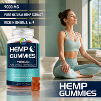 Gummies d'huile de graines de chanvre Ausreson OEM – Complément pour le sommeil, soutien anti-stress, produit biologique, 1000mg, oursons gélifiés aux graines de chanvre bio