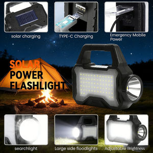 Linterna LED Recargable USB Solar Alecter, Resistente al Agua IP53, 1000 Lúmenes, con Batería de Respaldo, para Emergencias - Product Image 6