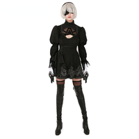 Costume de cosplay, jupe justaucorps avec bandeau, leggings, robe de cosplay pour femmes
