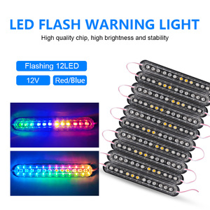 Kaidengzhe 12SMD xe Strobe cảnh báo ánh sáng tự động dẫn xe tải Trailer Beacon bên đèn đơn hàng nhấp nháy sự Cố Khẩn cấp đèn - Product Image 5