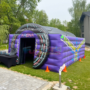 Outdoor commercial carnival party interactive IPS challenge sports arena <b>inflatable</b> tag the light games for kids - Product Image 3