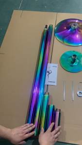 Barra de <span class=keywords><strong>Pole</strong></span> <span class=keywords><strong>Dance</strong></span> Profesional para el Hogar, Barra Giratoria y Estática para <span class=keywords><strong>Principiantes</strong></span> - Product Image 3