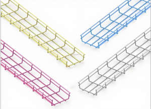 Pour le chemin de câbles de Type <span class=keywords><strong>Cablofil</strong></span> panier d'échelle de câble en métal 50mm et 150mm plateaux de câbles droits en treillis métallique en acier - Product Image 6