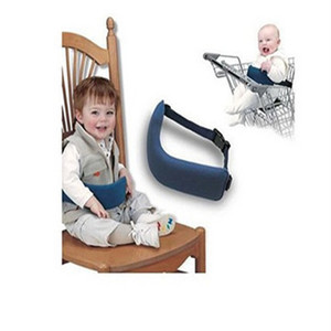 Baby High <b>Chair</b> Support Belt With Lumbar <b>Pad</b> For 1-5 Years Old Portable Dual Use Blue Black Gray Pink 30kg Max Load - Product Image 2