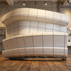 Panneau Courbé Contemporain Anodisé Étanche pour l'Extérieur des Bâtiments en Aluminium, Conception Anti-Corrosion - Product Image 1