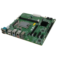 IEI IMB-ADL-H610 motherboard mikro ATX, Intel H610/H610E chipset LGA1700 tiga tampilan independen Intel generasi 12/ke-13