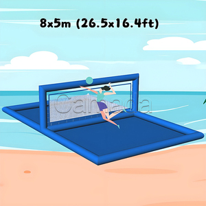 <span class=keywords><strong>Cancha</strong></span> de <span class=keywords><strong>Voleibol</strong></span> Inflable Comercial Personalizada para Deportes Acuáticos, Campo Deportivo Inflable para Fiestas y Alquiler - Product Image 5