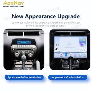 15 Inch Car Radio for Chevrolet Camaro 2010-2015 Latest Android Auto <b>Stereo</b> Multimedia GPS Video Player Touch Screen Head Unit - Product Image 3