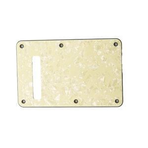 Amarillo claro para guitarra <span class=keywords><strong>el</strong></span>éctrica perla, accesorio para instrumento <span class=keywords><strong>Musical</strong></span>, compartimento de resorte, cubierta trasera, accesorio de placa protectora - Product Image 4