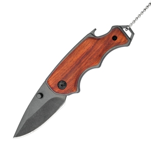 Gỗ xử lý sắc nét gấp lưỡi với Mini Keychain dao STUBBY Túi dao cho cắm trại tiện ích săn bắn và câu cá - Product Image 2