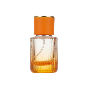 Flacon de parfum vide rechargeable en verre triple paroi, dégradé de couleurs, avec bouchon à vis et capuchon coloré, 30ML/50ML - Product Image 5