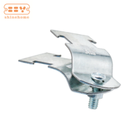 Collier de serrage en U de 25 mm, fixation en acier galvanisé pour canal de montage, pince pour conduit de canalisation