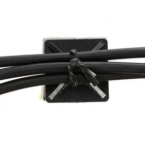 Elehk Black Nylon Self - Locking Cable Tie Nylon Plastic 66 Cable Zip Tie Nylon Fixed Wire Cable Tie Mounts