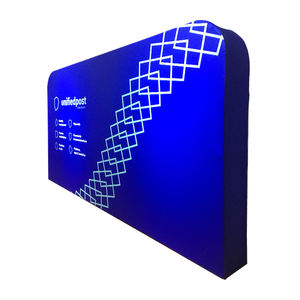 थोक 15ft foldable चरण स्क्रीन बैनर खिंचाव कपड़े 3D पृष्ठभूमि दीवार - Product Image 1