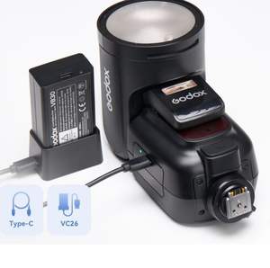 <span class=keywords><strong>Flash</strong></span> Godox V1 <span class=keywords><strong>PRO</strong></span> TTL de Cabezal Redondo con Transmisión Inalámbrica de Iones de Litio, <span class=keywords><strong>Flash</strong></span> Speedlite V1PRO para Cámaras Canon, Nikon, Sony, Fuji, Olympus - Product Image 5