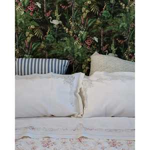 Sábanas Ajustables y Planas para Cama Doble Pietrochianese con Elegante Detalle de Encaje - Product Image 3