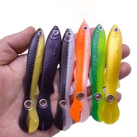 Nouvel Arrivage Leurre Souple en PVC de Simulation de Loche à Queue Oscillante, 7cm 2.1g / 10cm 6g, avec Hameçons pour Achigan, Brochet, Bar et Poissons d'Eau Salée