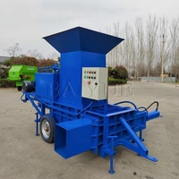 Presse à balles hydraulique pour copeaux de bois, sciure et ensilage vert, pour l'emballage et le stockage de paille alimentaire