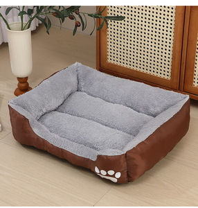 Günstiges Allwetter-Hundebett mit Tiermuster, 100% Baumwolle, Abnehmbar und Waschbar, Doppelnutzung als Kissen und Sofa - Product Image 3