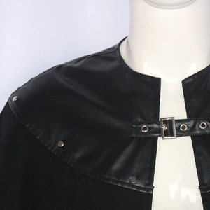Capa de Cuero para Halloween, Disfraz de Caballero Medieval, Traje de Cosplay para Adultos, Ropa de Escenario, Primavera 2024, Tela de Poliéster - Product Image 3