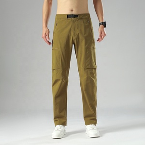 Pantalones Largos de Senderismo y <span class=keywords><strong>Trekking</strong></span> para Hombre, de Secado Rápido, Duraderos, con Cinturón Elástico, Estilo Cargo - Product Image 2