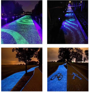 Piedra luminosa que brilla en la oscuridad para paisajismo al aire libre y pavimentación de jardín, piedra brillante, decoración <span class=keywords><strong>rcok</strong></span> - Product Image 6