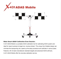 El equipo de calibración móvil Launch x431 adas garantiza una conducción segura y fiable, todo el escáner del sistema, paquete de diagnóstico del coche, tableta