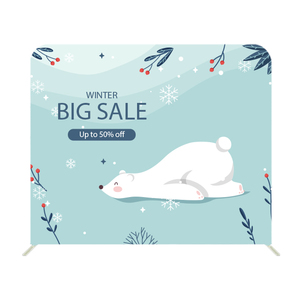 Neues Werbe display Elastische Stoff halterung aus Aluminium legierung für eine schnelle Ausstellung Benutzer definiertes Banner-Präsentation regal - Product Image 2