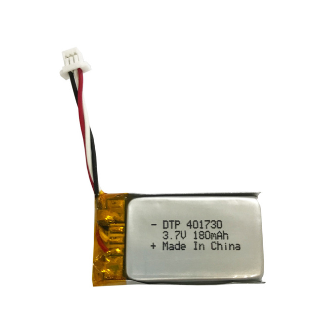 CB/IEC 62133 Rechargeable 402030 200mAh Lithium Batteries DTP 401730 3.7V 180mAh RoHs Li-polymer Batterie Lipo Battery