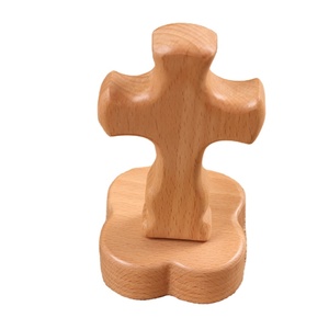 Madera de haya Jerusalén Cruz Cruces Decoración Cruz de madera - Product Image 1