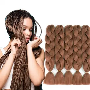 Ingrosso 100G 24 pollici colorato due tre e quattro Tone Yaki Jumbo trecce sintetiche trecce per capelli extension per trecce Jambo