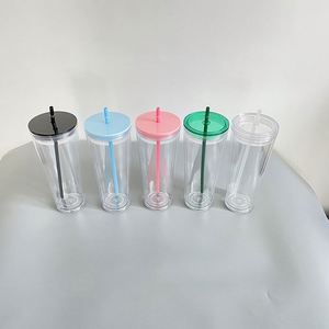 Free Shipping Custom LogoTransparent 24oz Snow Globe Tumbler Suitable for Vinyl Reusable <b>Cups</b> with <b>Lids</b> <b>and</b> <b>Straws</b> - Product Image 4