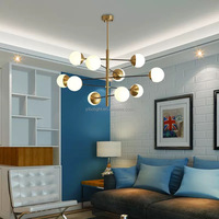 Lampes Décoration d'intérieur Lustre personnalisé de luxe Fabriqué en usine Style américain Luminaire suspendu Cuisine Salon