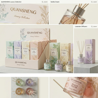 Diffuseur de parfum pour la maison, diffuseur à bâtonnets, coffret cadeau, ensembles de diffuseurs à bâtonnets personnalisés, marque privée haut de gamme