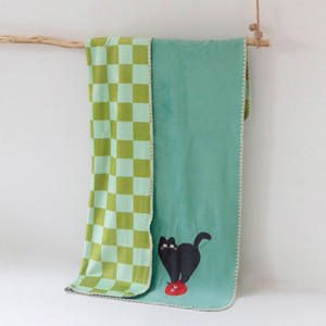 Anpassbare Weiche Doppelseitig Bedruckte 100*140cm Büro Zuhause Sofa Bett Polyester Stoff Fuchspelz Wurfdecke - Product Image 5