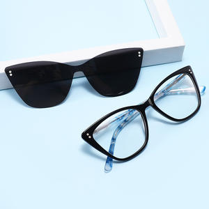 Lunettes de soleil œil de chat unisexe transfrontalières, monture noire, verres TAC, protection UV400 pour la conduite, la pêche et les tenues mode - Product Image 3