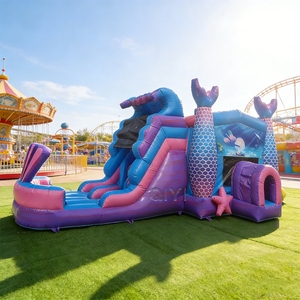 Castillo Inflable con Tobogán, Brincolín Grande con Soplador para Niños - Product Image 1