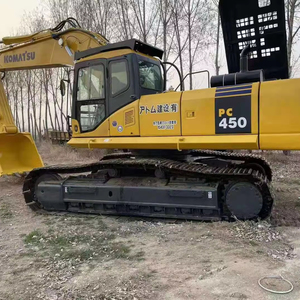 Excavadora de cadenas usada Komatsu PC450, motor diésel, modelo 2023, 45 toneladas, excelente estado, equipo de construcción de alta eficiencia - Product Image 2