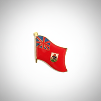 GREPAS GIFTS Épinglette drapeau de la Bermuda de 1 pouce, épinglette patriotique mondiale pour chapeau