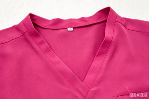 Uniforme Médico para Mujer, Estilo Jogger, Cuello en V, Múltiples Bolsillos, Manga Corta, Uniforme de <span class=keywords><strong>Enfermera</strong></span> para Clínica de Belleza, Logotipo Bordado Personalizado - Product Image 4